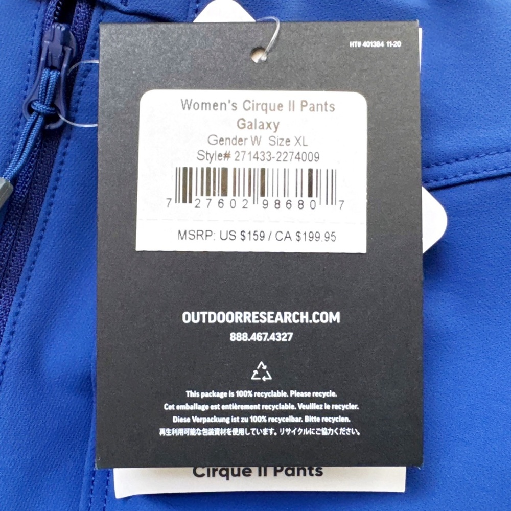 Outdoor Research Women’s Cirque II Pants - Picture 16 of 16